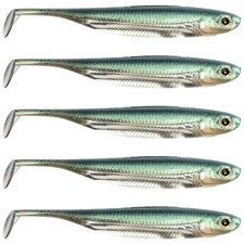 12pcs Bass Fishing Soft Plastic Swimbait Paddle Tail 2.76'' Shad Texas Rig Lure