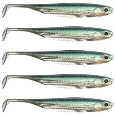 12pcs Bass Fishing Soft Plastic Swimbait Paddle Tail 2.76'' Shad Texas Rig Lure