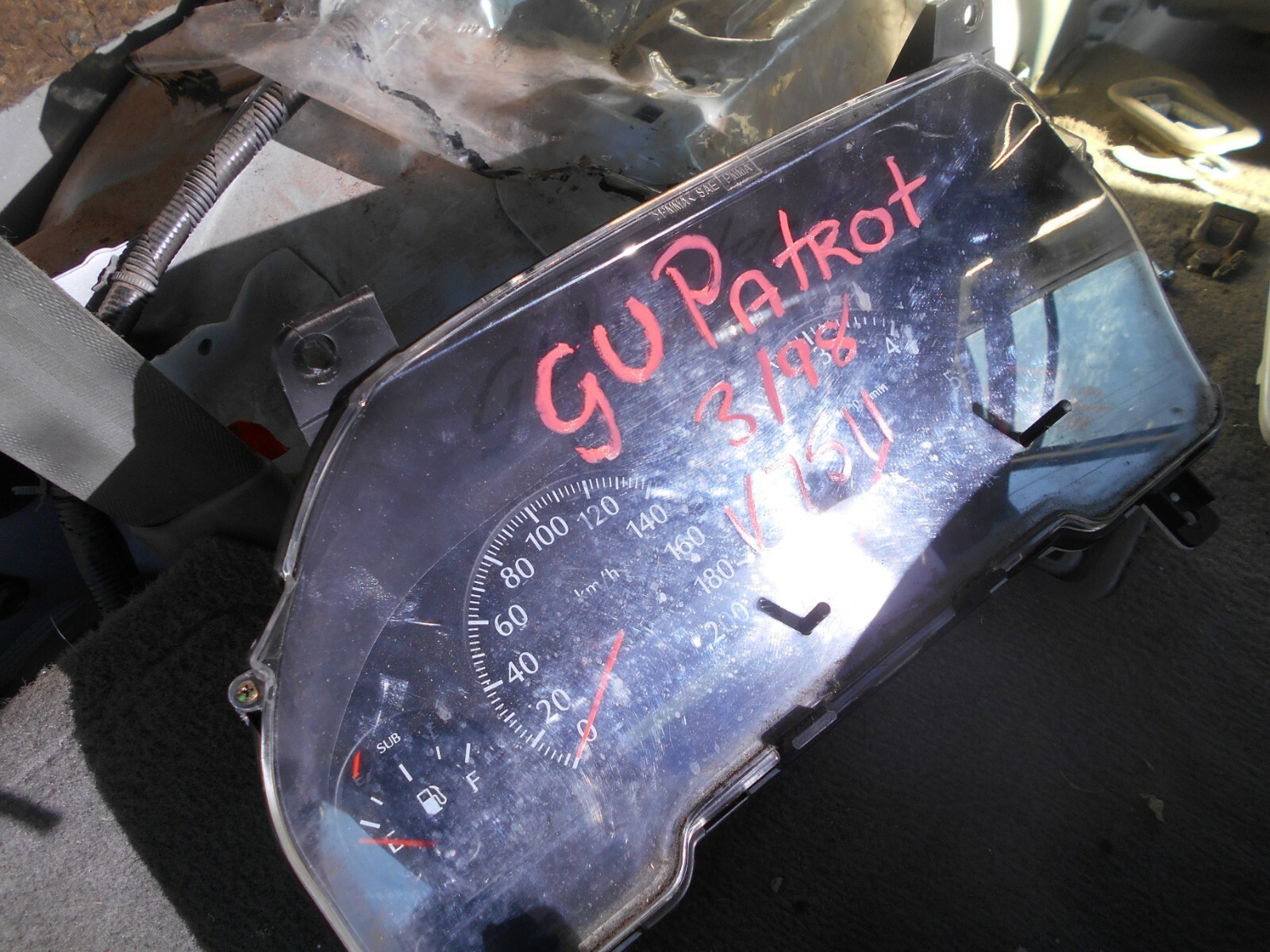 3/98 NISSAN GU PATROL WAGON INSTRUMENT CLUSTER (STOCK NUMBER V7511) eBay