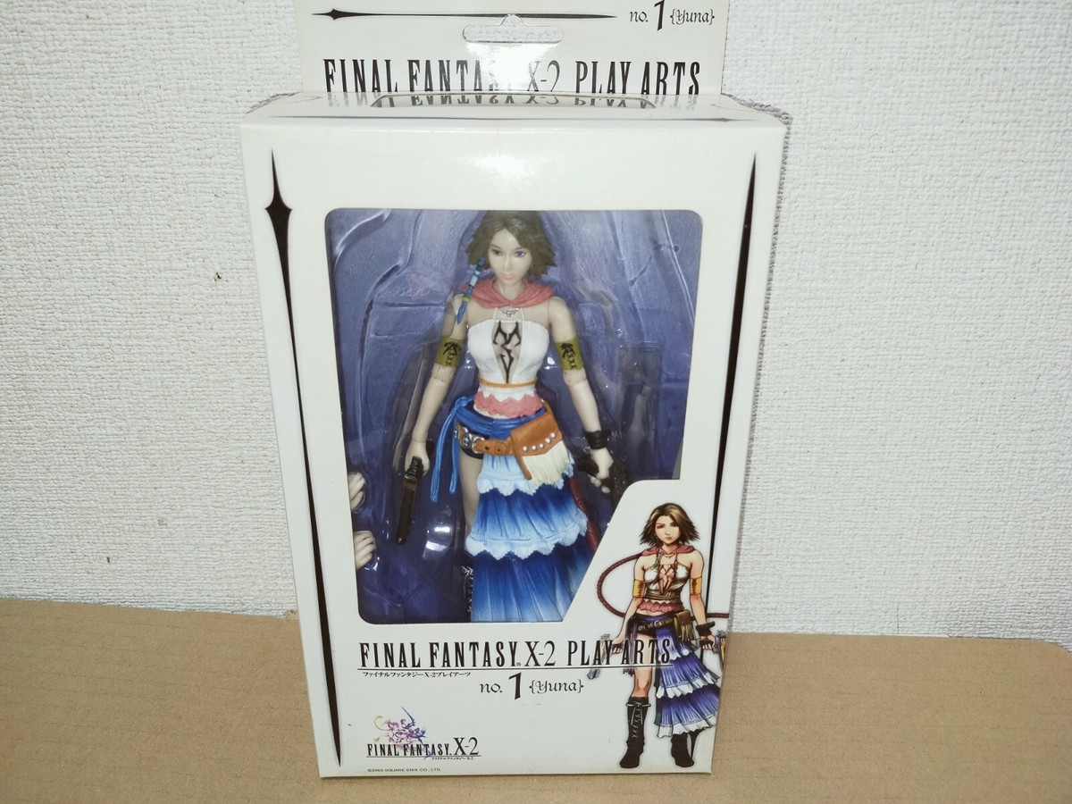 FINAL FANTASY X-2 プレイアーツ ユウナ　外箱未開封 Final Fantasy X-2 Play Arts Yuna figure Square Enix FF10