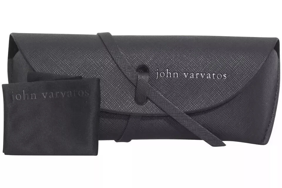 John Varvat Sunglasses V546 Matte Black Silver Mirror Lens - Made in Japan - Image 2 of 2