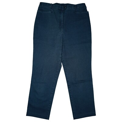 Walbusch Mila Women's Jeans Trousers Stretch Comfort High 44 XXL W33 L28 Blue