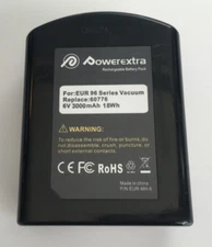 Powerextra - Rechargeable Battery EUR 96 Series 6V 3000mAh 18Wh Replace 60776
