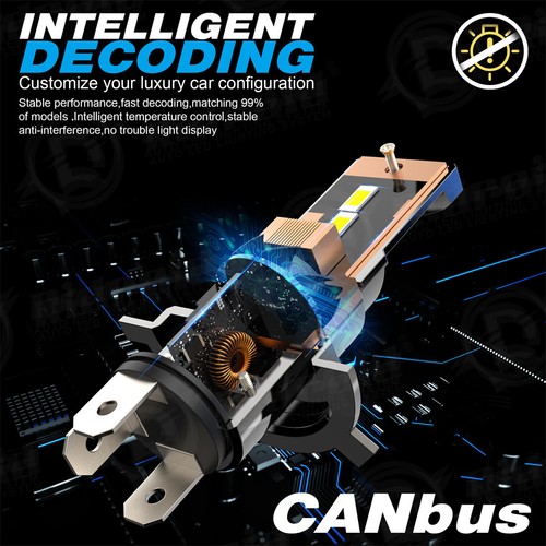 4x 5.75" LED Headlights Cover&H4 LED Bulb Hi-Low Beam For Chevy Impala El Camino - Picture 24 of 24