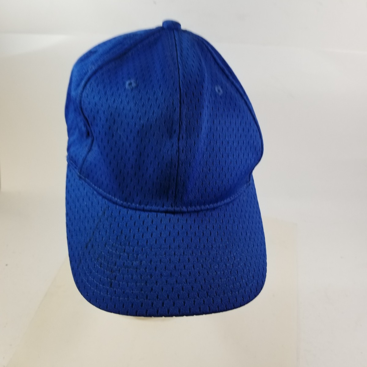 Vintage Blue Blank Hat Cap Strap Back Baseball Youth Kids View 2