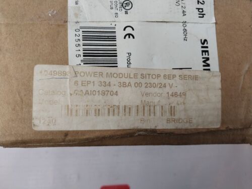 SIEMENS SITOP Modular 10A 1/2 Ph 6EP1 334-3BA00 Power Supply Module 50/60HZ - Picture 15 of 16