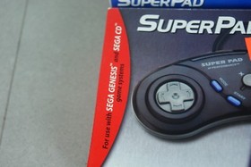 Lot of 2 SuperPad Controller For Sega Genesis & Sega CD by Performance Sealed