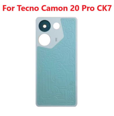 For Tecno Camon 20 Pro CK7 Battery Back Cover Rear Case Door Housing Replacement