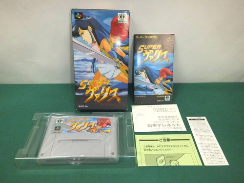 Super Valis Red Moon Maiden Nintendo Super Famicom SFC SNES Japan Game Mint