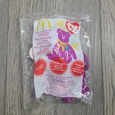 New Rare McDonald's Crew Only Millennium Bear 2000 TY Teenie Beanie Babies