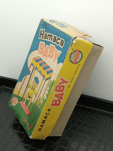 Vintage Toy Hamaca Baby Halcon Vispa, Rope, On String, With Box, Argentina - Picture 18 of 20
