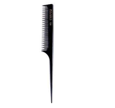 Presto Pegasus 8 1/2'' Black Hard Rubber Teasing Comb  Model 104 PHRTC-104