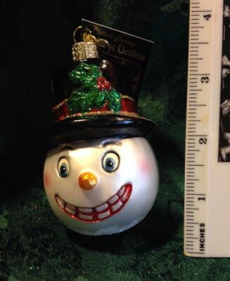OLD WORLD CHRISTMAS ORNAMENT - VINTAGE SNOWMAN | eBay