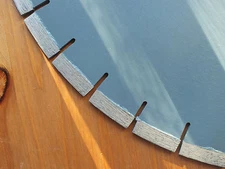 TechDiamondTools Diamond Segmented Saw Blade 20 inch, 2 inch Arbor