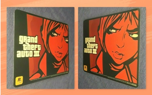 Grand Theft Auto III Mousepad (GOOD CONDITION OFFICIAL PROMO GTA 3 MOUSEPAD) - Picture 6 of 12