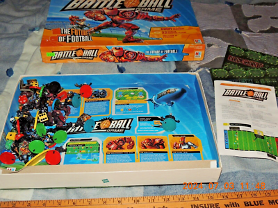 Battle Ball Board Game Milton Bradley Hasbro Future Football 2003