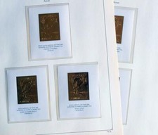 AJMAN 1968 OLYMPICS, Cpl Superb MNH/** Gold Sheets, Medal Winners Hockey, Spo