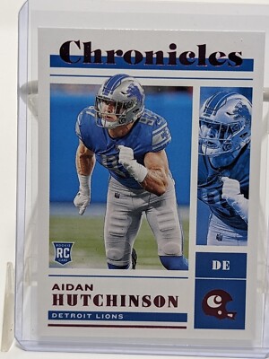 AIDAN HUTCHINSON 2022 PANINI CHRONICLES #47 PINK RC