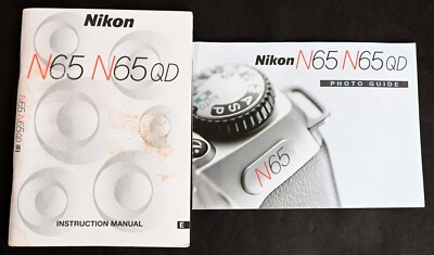 Original Nikon N65 N65QD User Manual Nikon N65 N65QD Photo Guide