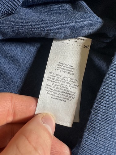 Suéter Polo Ralph Lauren Adulto Grande Azul Sólido Cuarto Cremallera Ligero Para Hombre - Imagen 6 de 13