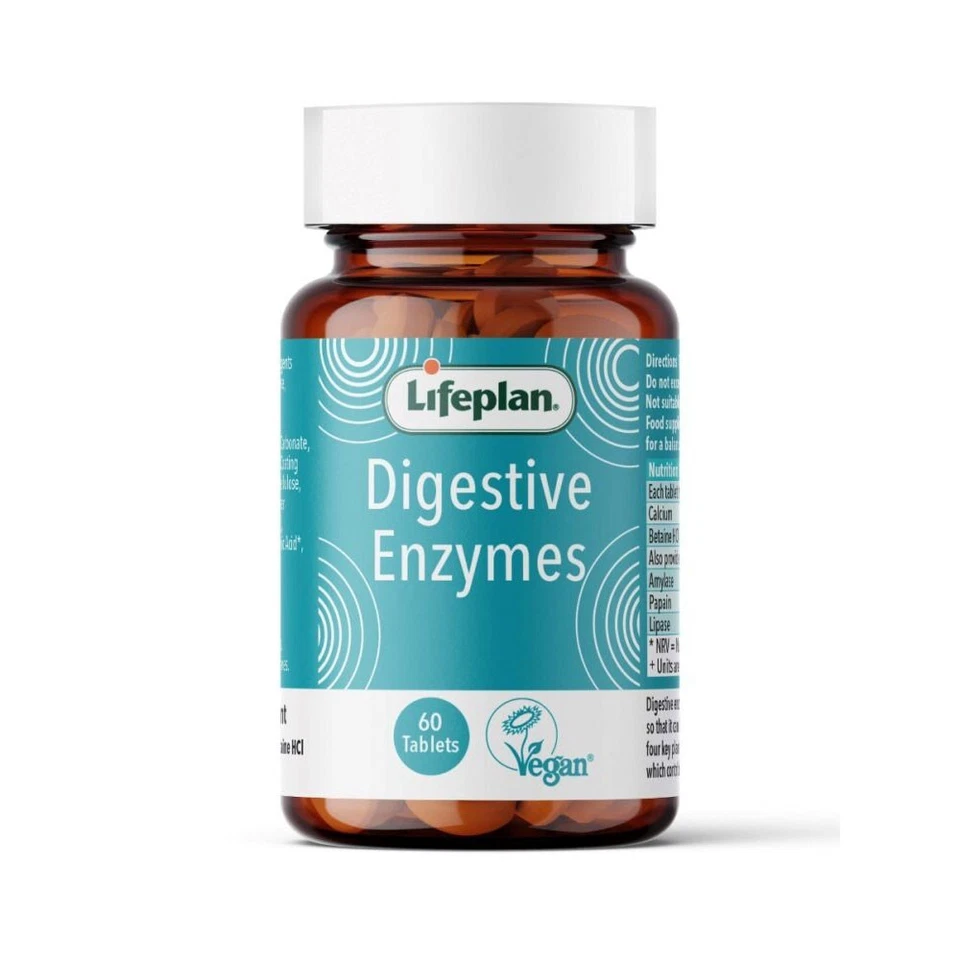 Lifeplan Digestive Enzymes 60 Tablets - Aid to Healthy Digestion