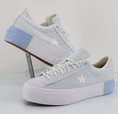 Converse CT All Star One Star Platform Blue Women's Size 9.5