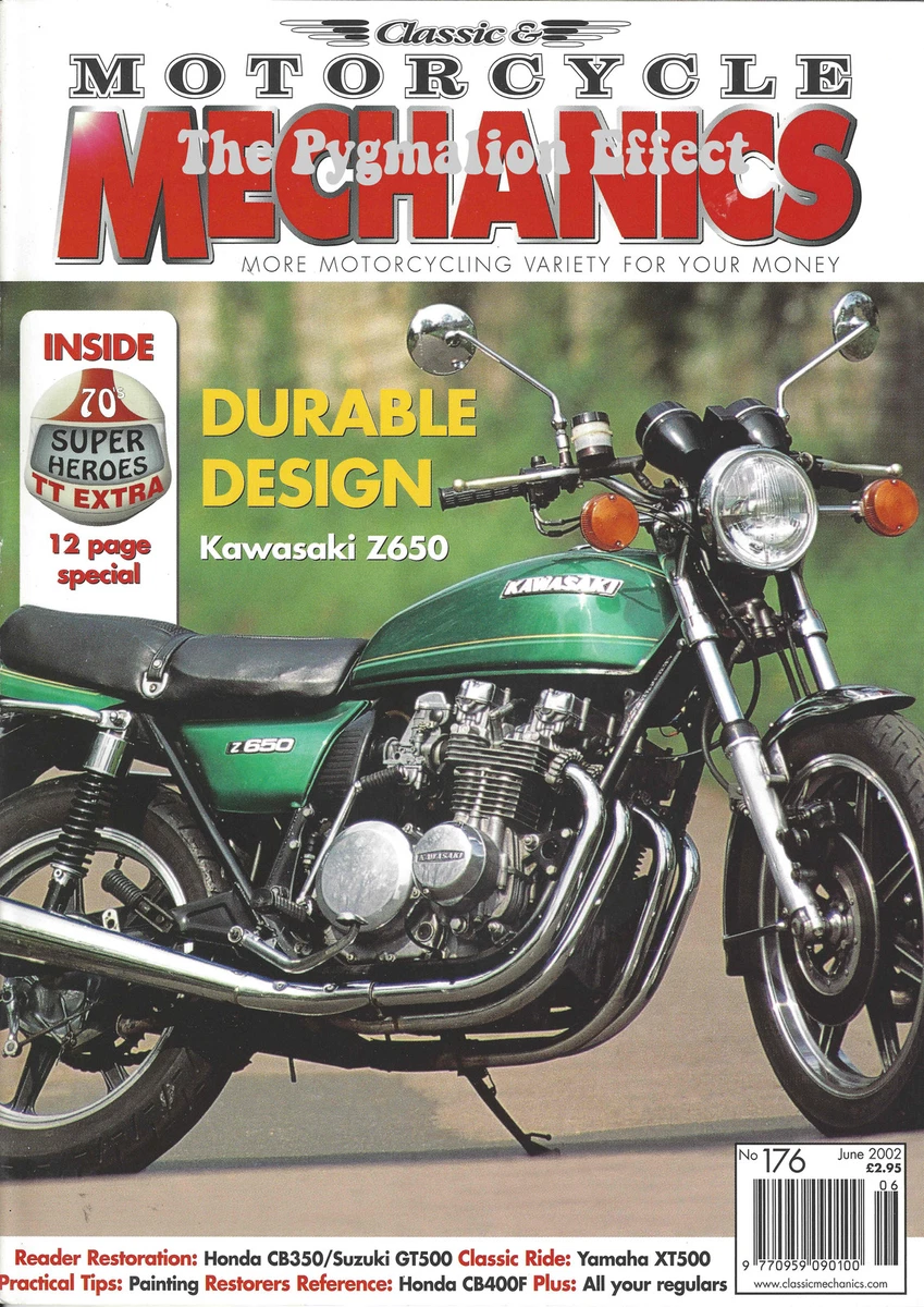 2002 Classic Motorcycle Mechanic Yamaha XT500 Honda CB400F
