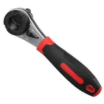 Industrial-Grade Multi-Function Quick-ReleaseRatchet SocketWrench with Hex Drive