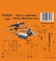 Cmk Special Hobby 3D Print Type 3 Japanese Heavy Machine Gun 1:35 Art. P35029