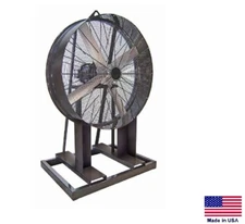 DRUM FAN Industrial - Stand Mounted - 48" - 5 Hp - 230V - 3 Phase - 34,500 CFM