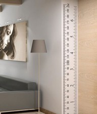 DIY Growth Height Chart Ruler Decal Sticker cm feet inch metric imperial units