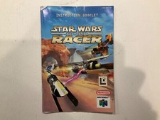 Star Wars Episode 1 Racer N64 Nintendo 64 Instruction Manual Only