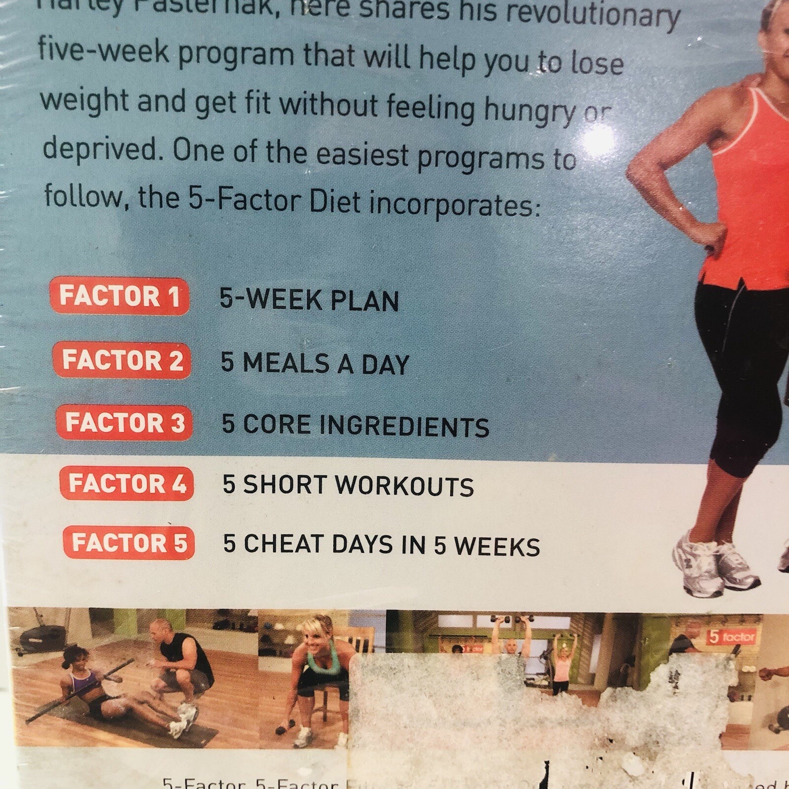Harley Pasternak 5 Factor Fitness Workout Diet Meal Plan 3 DVD Set