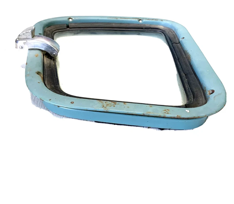 Studebaker Fits 1955 Vent Glass Frame Left Rear Champion Deluxe Starlight Coupe - Image 4 of 4