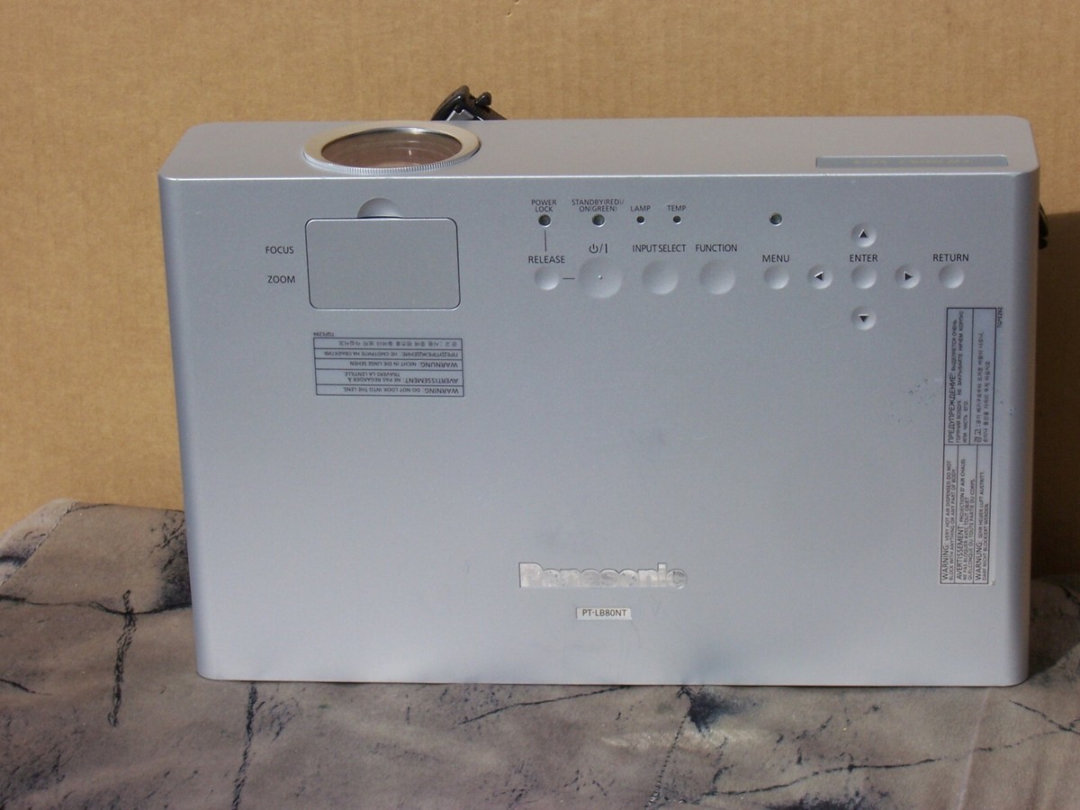 Panasonic PT-LB80NTU 3LCD Projector 3200 ANSI Lumens 504 H Lamp