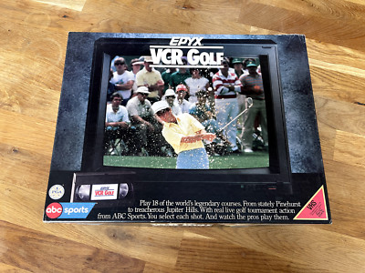 VCR Golf Epyx Boardgame Cassette Brettspiel no C64 no Amiga no PC