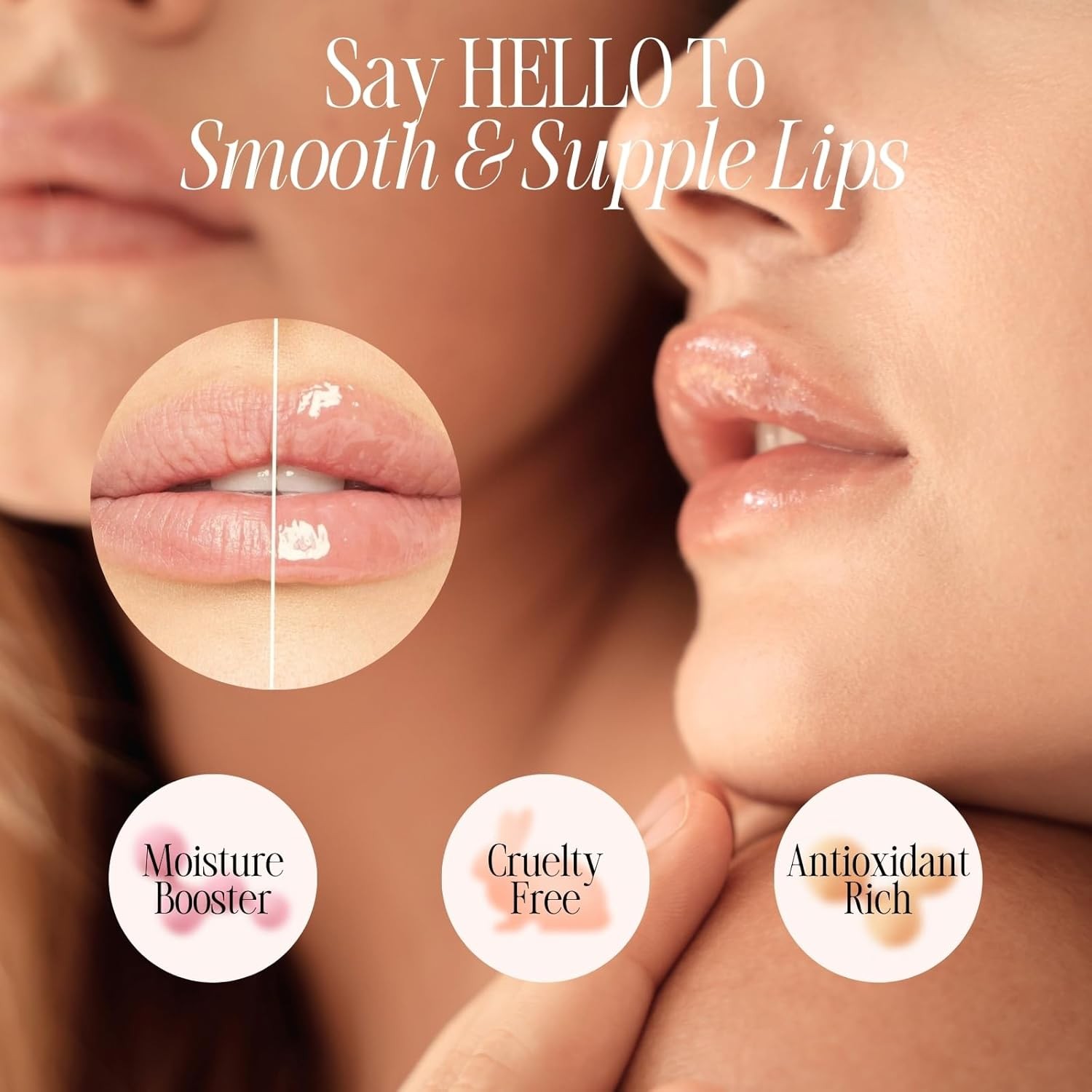 YUGLO Lip Sleeping Mask | Peach Flavor | Hydrating & Soothing Pink 