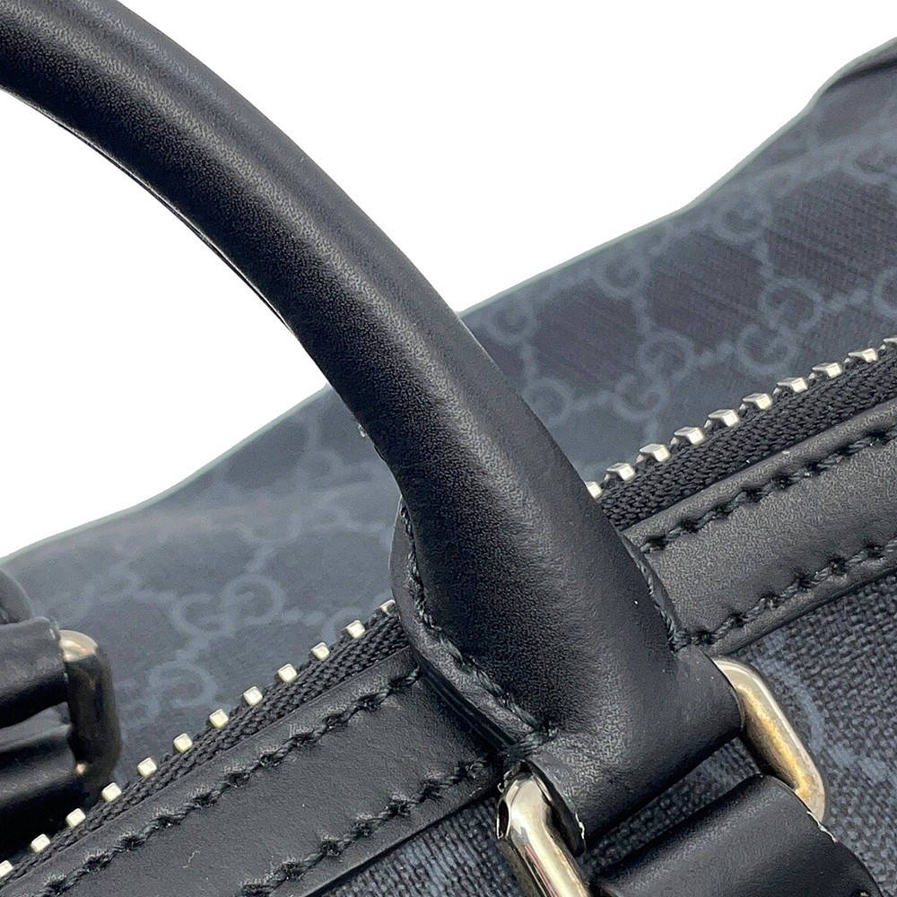 GUCCI GG Supreme Travel Bag GG Supreme/Leather Black/Gray 478323 thumbnail 6