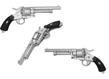 Non-Firing Lemat 1860 Revolver Westworld Prop Replica foam Gun Cosplay Costume