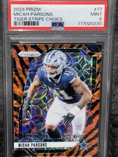 2024 Panini Prizm - Micah Parsons #77 Lazer Prizm Lien State  Cowboys Packers