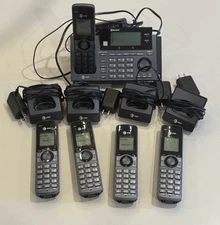 AT&T (4) Handset Connect to Cell Phone Answering System w/ Call Blocker CLP99587