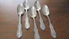 Gorham Sterling Silver Spoons Set of 5 Pat 1892 .925