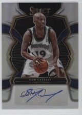2022-23 Panini Select Signatures 20/125 Sam Cassell #S-SAM Auto 8mm