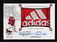 2017 Leaf Trinity Signatures Red Spectrum 10/10 James Quick Patch Auto 0s3