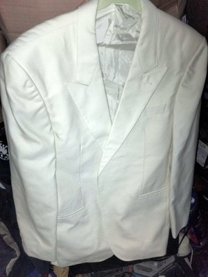 Vintage Grieff weiße Übergangsjacke