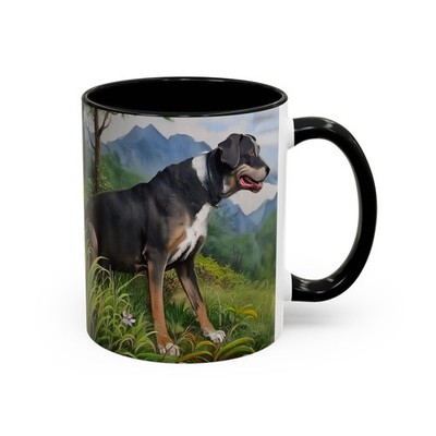 Mountain Cur Ceramic Accent Coffee Mug - 11oz & 15oz Sizes