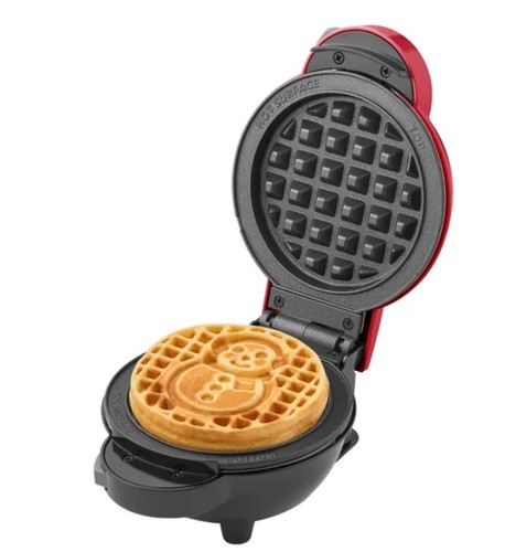 Dash MultiMaker Mini Waffle System con 7 piastre rimovibili e custodia portaoggetti - Foto 5 di 9