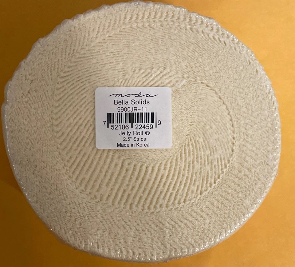 Moda Bella Solids Jelly Roll 20-2.5" x 42" Fabric Strips 9900JR-11. (A) - Image 2 of 3