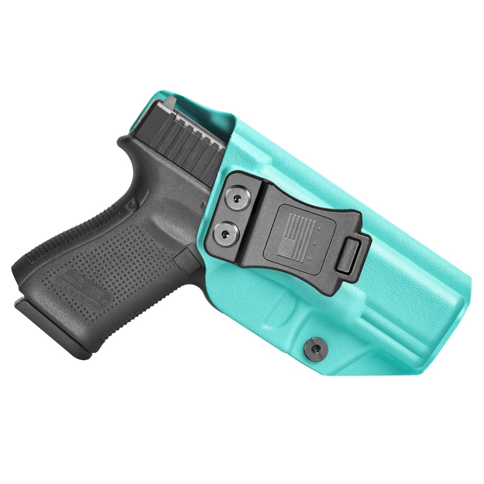Glock 19 IWB Kydex Holster Fit: Glock 19/19X/44/45/23/32 (Gen 3 4 5) Pistol - Image 3 of 4