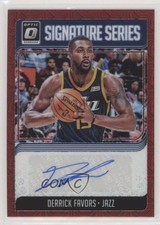 2018 Panini Donruss Optic Signature Series Choice Prizm Derrick Favors Auto 5l1